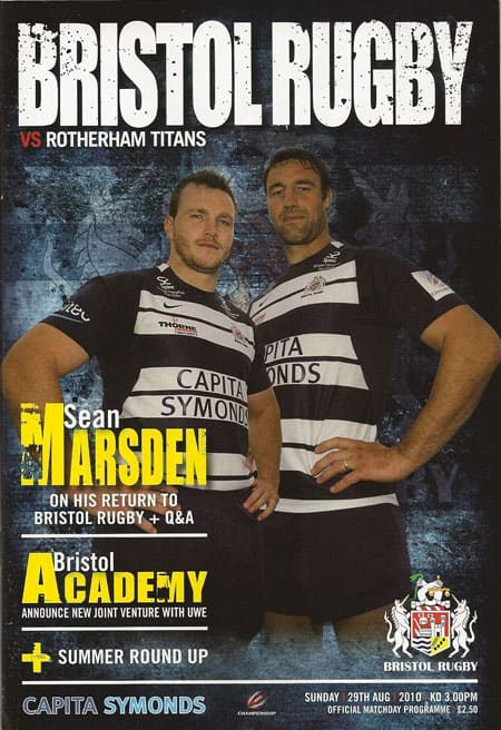 Bristol Rugby v Rotherham Titans